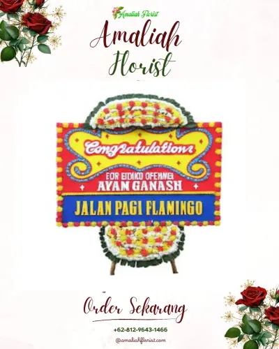 Bunga Papan Congratulation di Harjosari I